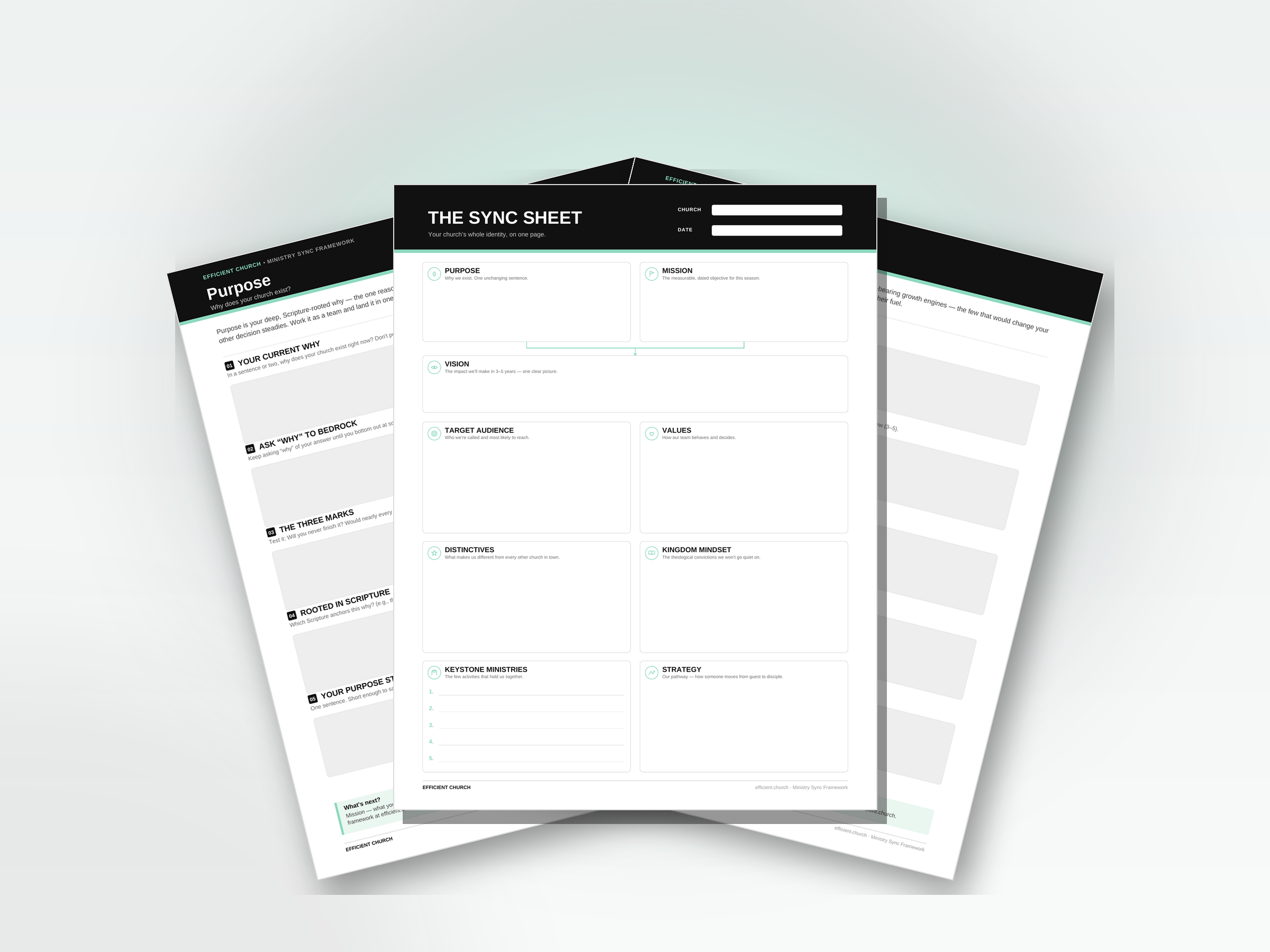 Ministry Sync Book Kit worksheets
